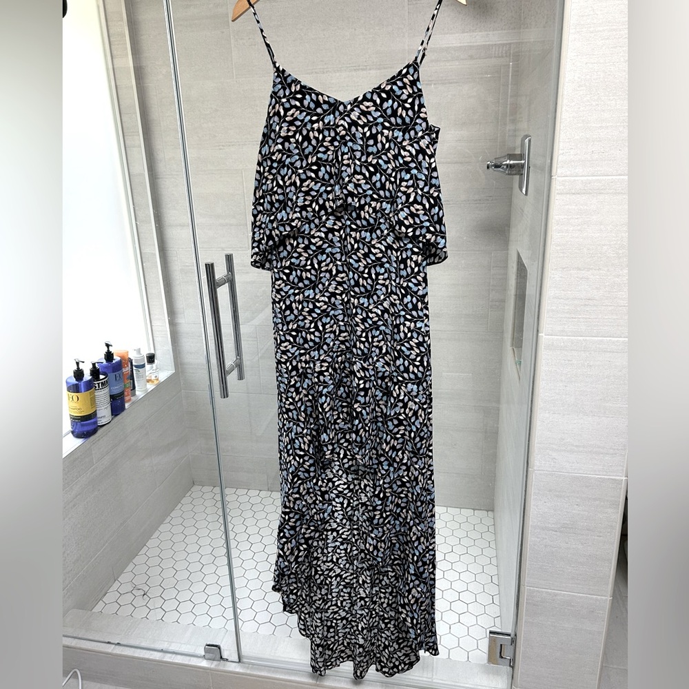 Intermix tiered silk floral dress, size S